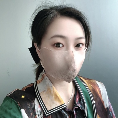 100%桑蚕丝口罩瑕疵款一个包邮3D立体保暖防晒防紫外线小版口罩