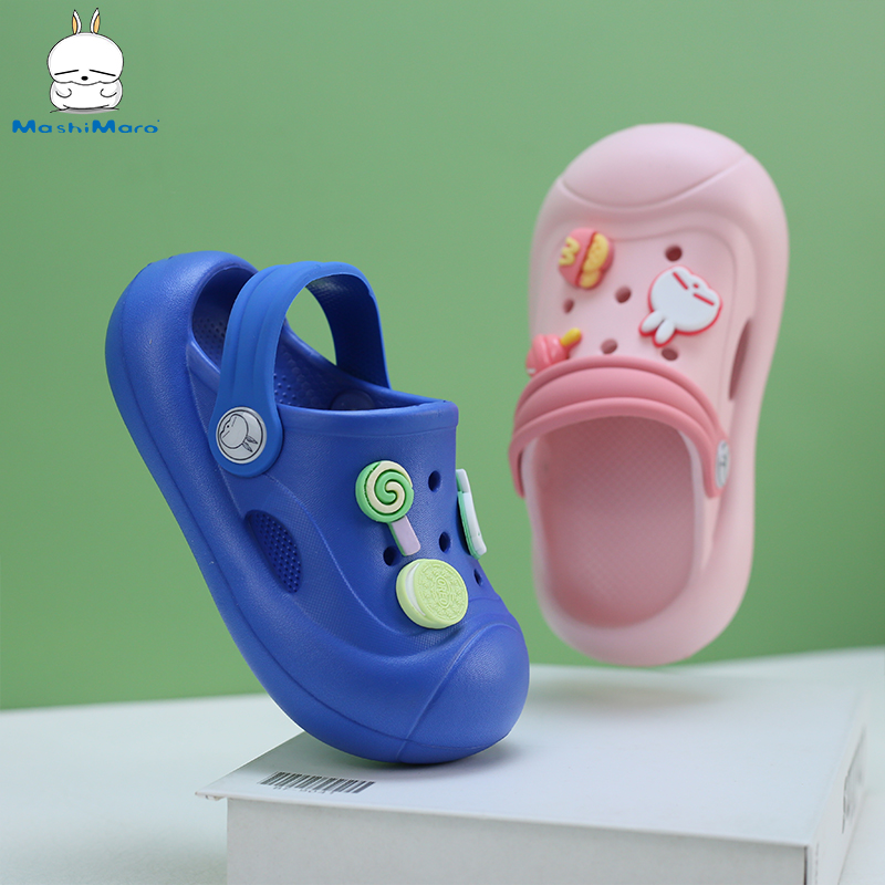 流氓兔儿童EVA包头防滑洞洞鞋