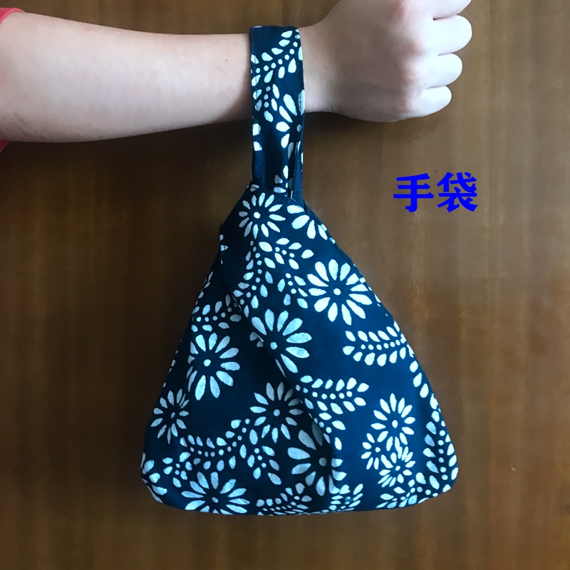 手腕袋妈妈买菜包钥匙零钱蜡染