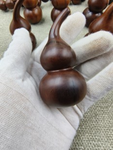天然雷击木枣木小葫芦木手把件手工吊坠挂件文玩道系饰品道家用品