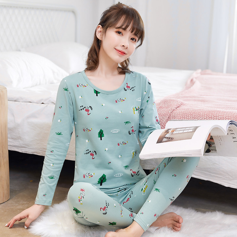 秋衣女纯棉贴身内衣套装打底冬季棉毛衫保暖秋裤圆领线衣线裤薄款,女士内衣/男士内衣/家居服,保暖套装,淘宝优惠券,粉丝福利购,淘宝优惠卷