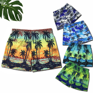 男士 宽松游泳裤 时尚 泳装 泳裤 备男生套装 男防尴尬平角速干泳衣男款