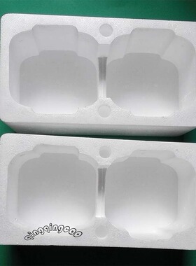 新款N02听奶粉泡沫盒 牛栏加厚快递盒直径132*高190MM罐装包装盒