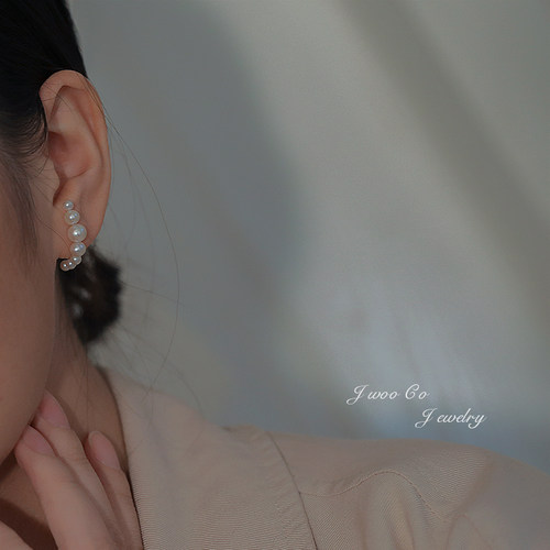 小众jwoo原创14k注金天然珍珠