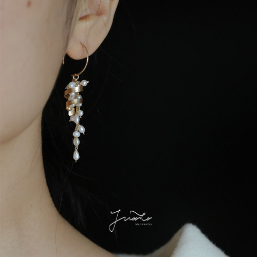 JWOOCO温柔淡水珍珠女不掉色耳坠