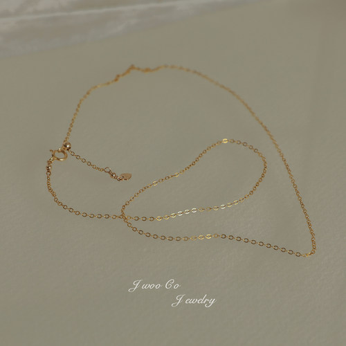 jwoo/基础款百搭素链细闪可佩戴
