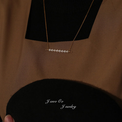 jwoo原创定制美产14k女天然珍珠