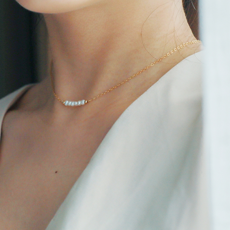 jwooco新款原创定制女生天然珍珠