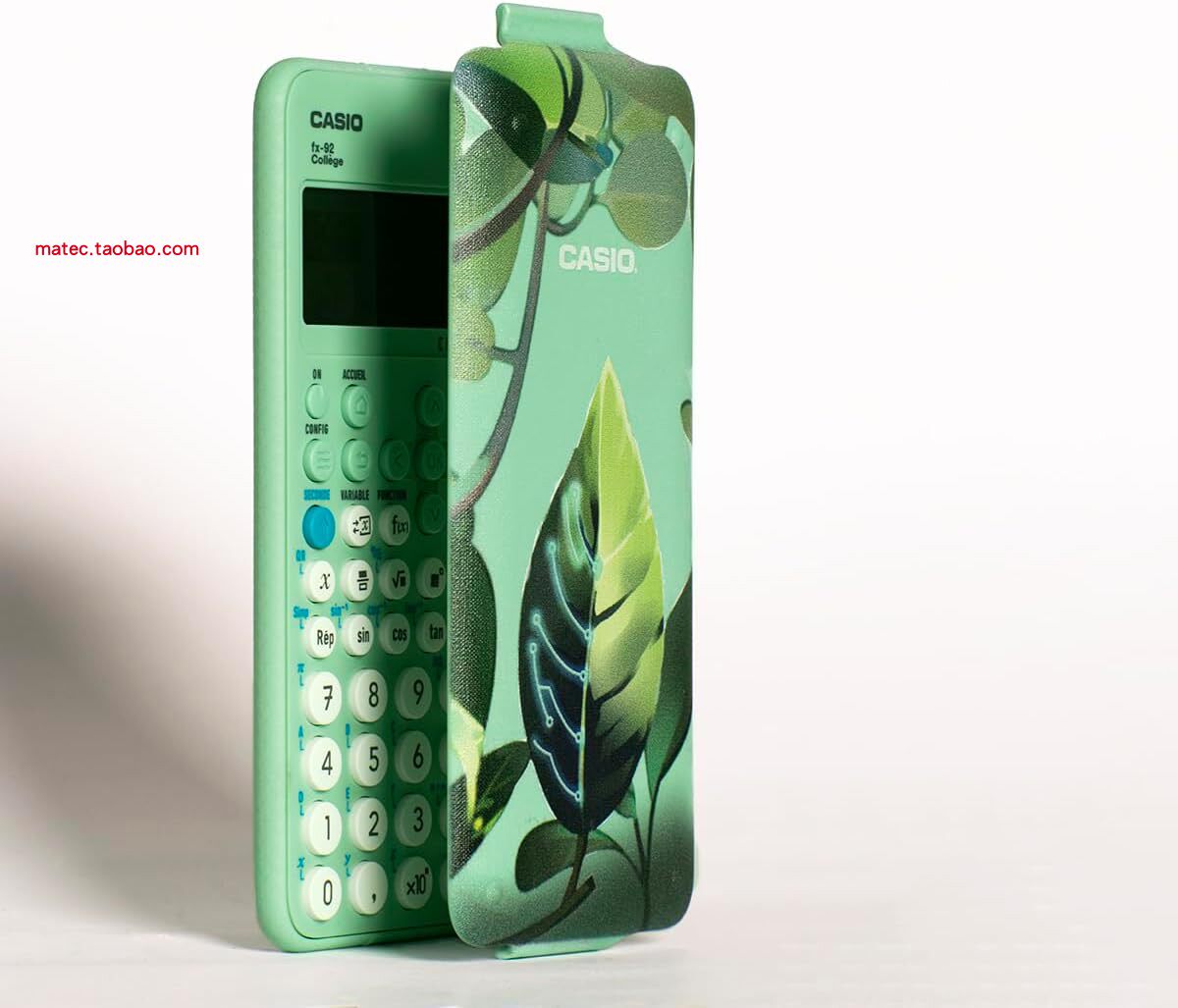 녹색 공학용 계산기의 새로운 CASIO FX-92 COLLEGE 991CW 프랑스어 버전