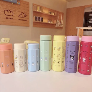 日本SKATER三丽鸥限定八角保冷保温杯卡通便携不锈钢直饮喝水杯