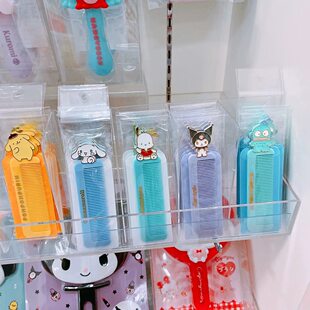 日本三丽鸥kitty便携小梳子sanrio卡通美乐蒂丑鱼迷你随身梳子