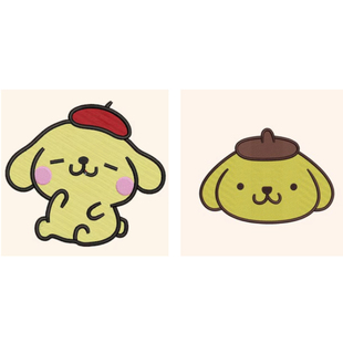 大耳狗刺绣文件威尔克姆绣花软件格式emb绣花机通用格式dst pes