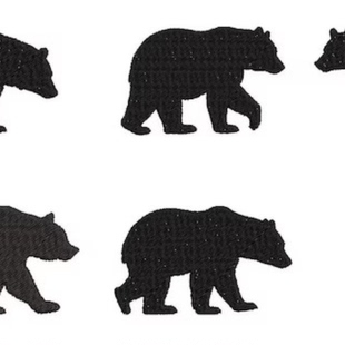 dst pes vp3 熊刺绣文件花样模版 cnd emb jef exp 绣花机通用格式