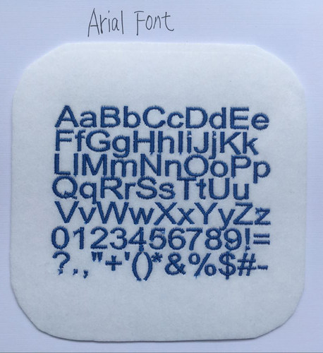 26个字母字型字体绣花刺绣元素 arial 字体英文字体字母绣花刺绣