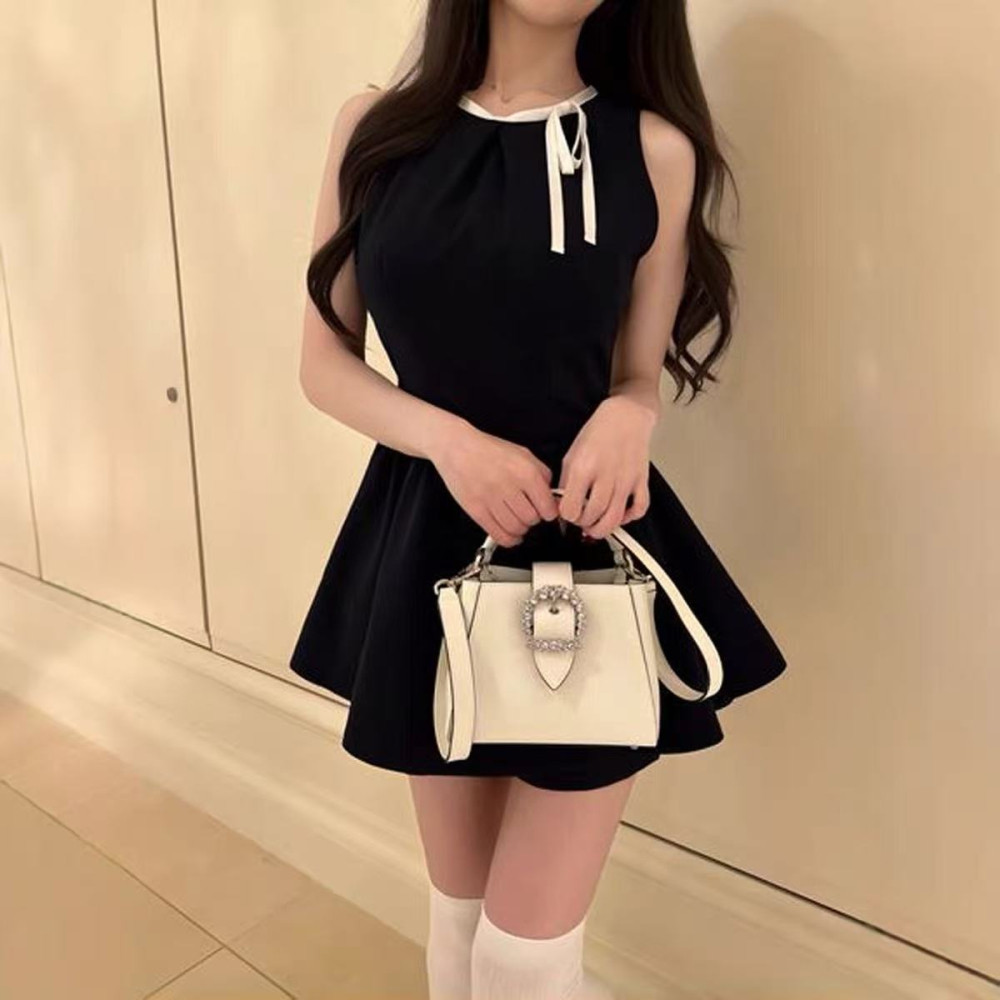 哚琦琦 日系甜美赫本风千金公主感显瘦晚礼服生日连衣裙