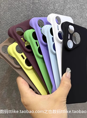 简约风纯色裸机肤感K13Turbo适用oppofindX9x8/X7/reno14/12/10手机壳56薄A58xA3硬A2pro散热K12/A79A93套A72