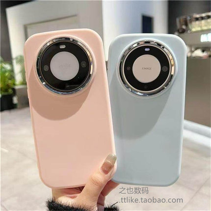 浅粉色电镀镜框适用OPPOfindx8/X7ultra手机壳reno9/13/10/14/12大孔87654se硅胶R17软r15标准版K11X气囊防摔