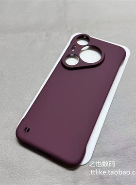 秋冬复古酒红色无边框壳A3X适用oppoReno13/12硬壳14手机壳10/A6pro纯色reno9散热8半包7se防指纹4套A5/A1xA2