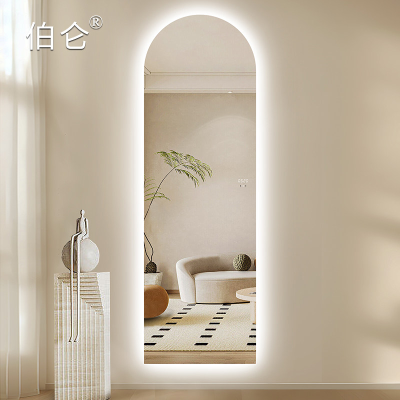 带灯全身镜升级灯罩不露灯珠