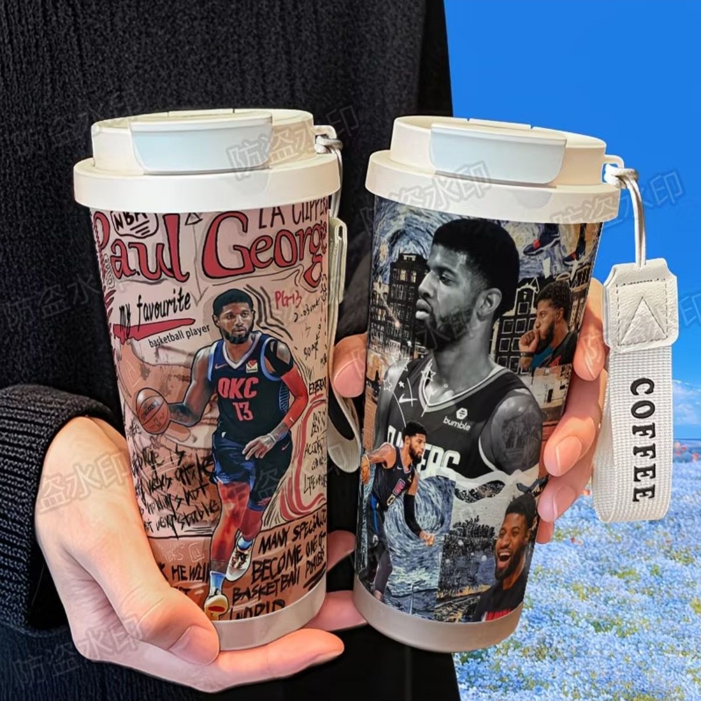 NBA球星保罗乔治保温杯31