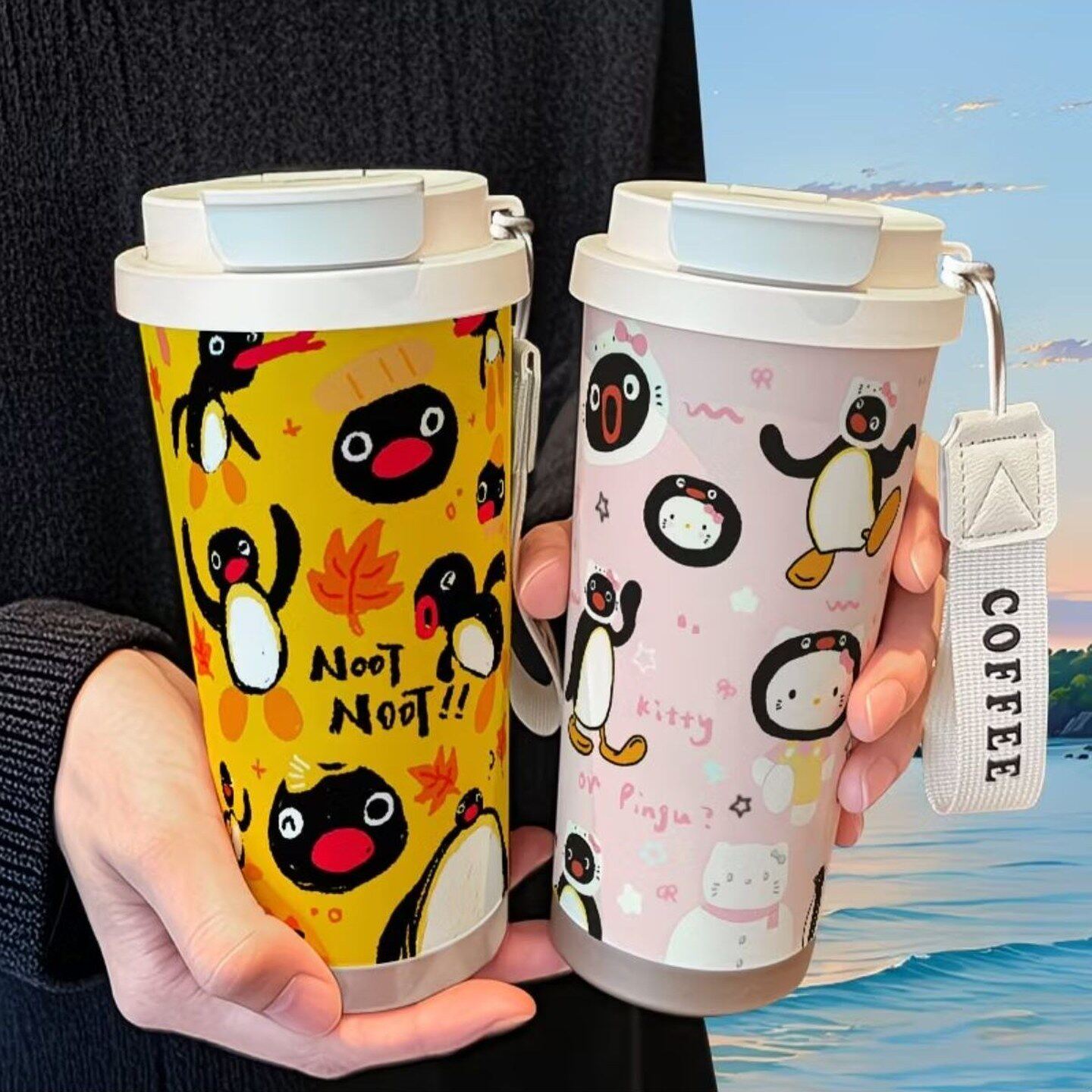 pingu水杯企鹅搞怪保温杯