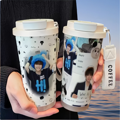 张嘉懿可爱周边保温杯手办高颜值