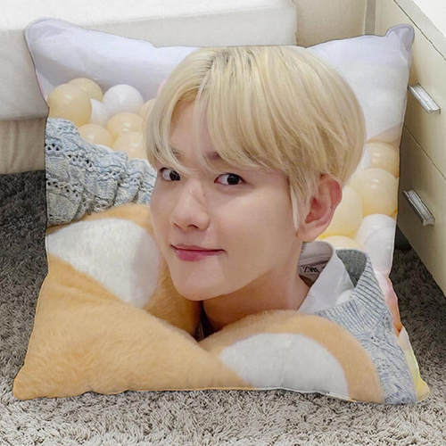边伯贤exo沙发抱枕女生睡觉专用靠垫制作玩偶公仔靠枕头礼物