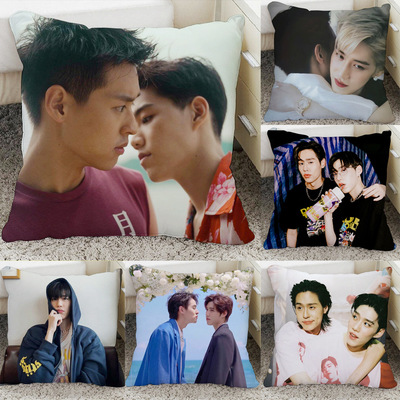 bkpp组合周边沙发抱枕女生睡觉专用双面图片制作枕头宿舍卧室午睡