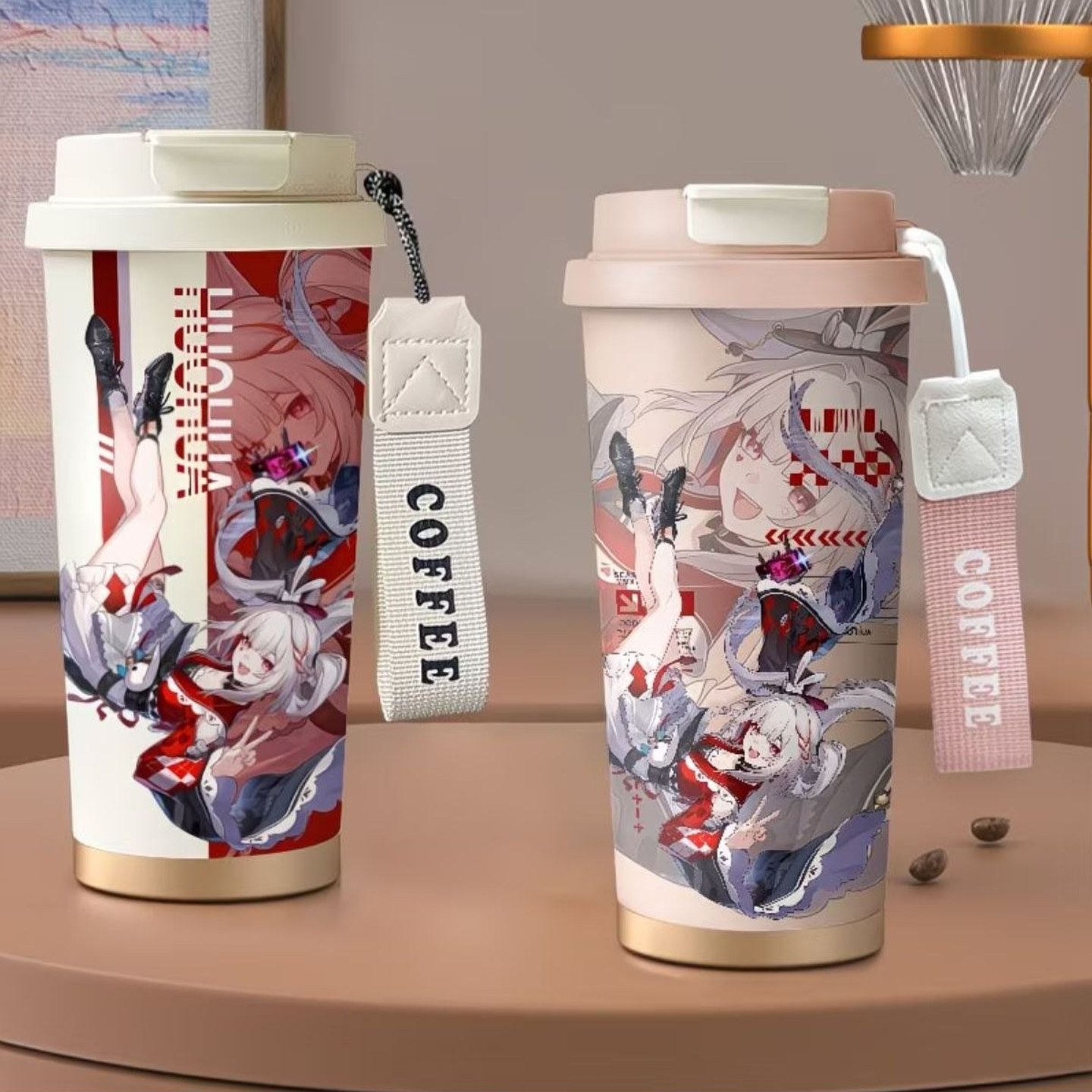 火花花崩铁水杯保温杯不