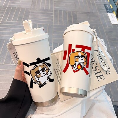 卡通比格保温杯男女生便