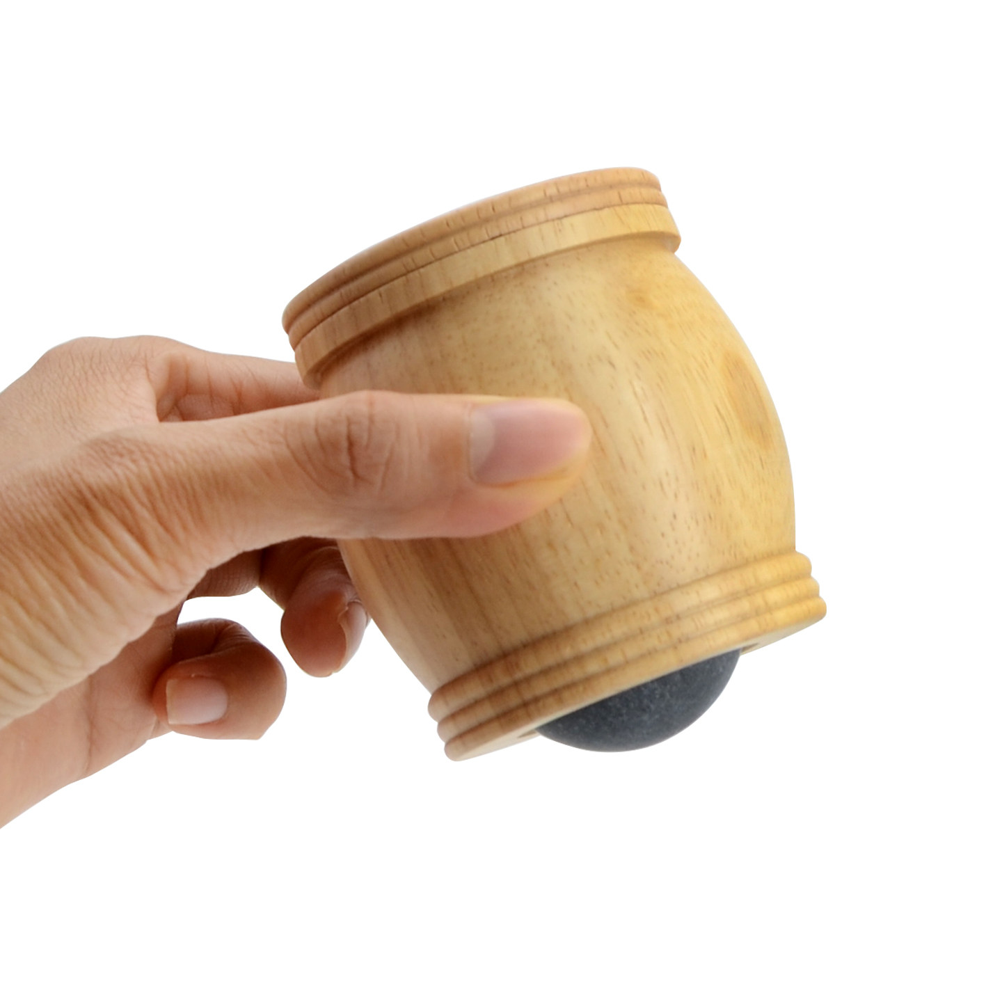 脸部眼部热敷玉石火山石SPA精油石冷热能量石热石热石加热滚动球