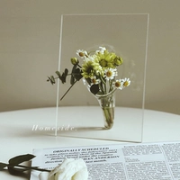 Домашняя стеклянная фотомамма Vase ins nordic спальня гостиная на рабочем столе B & B Прозрачный декоративный орнамент