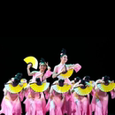 新款 醉春风粉墨花旦扇子中国风古典舞渐变舞蹈戏文说戏剧折扇子