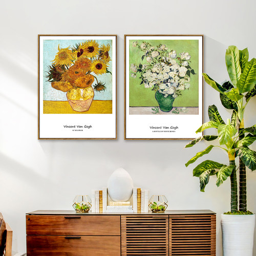 免打孔防水免钉轻奢风厕所装饰画