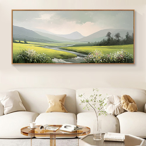 简约客厅挂画床头装饰画