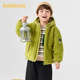 巴拉巴拉童装 儿童棉服男童秋冬仿羊羔毛外套百搭小童连帽上衣户外