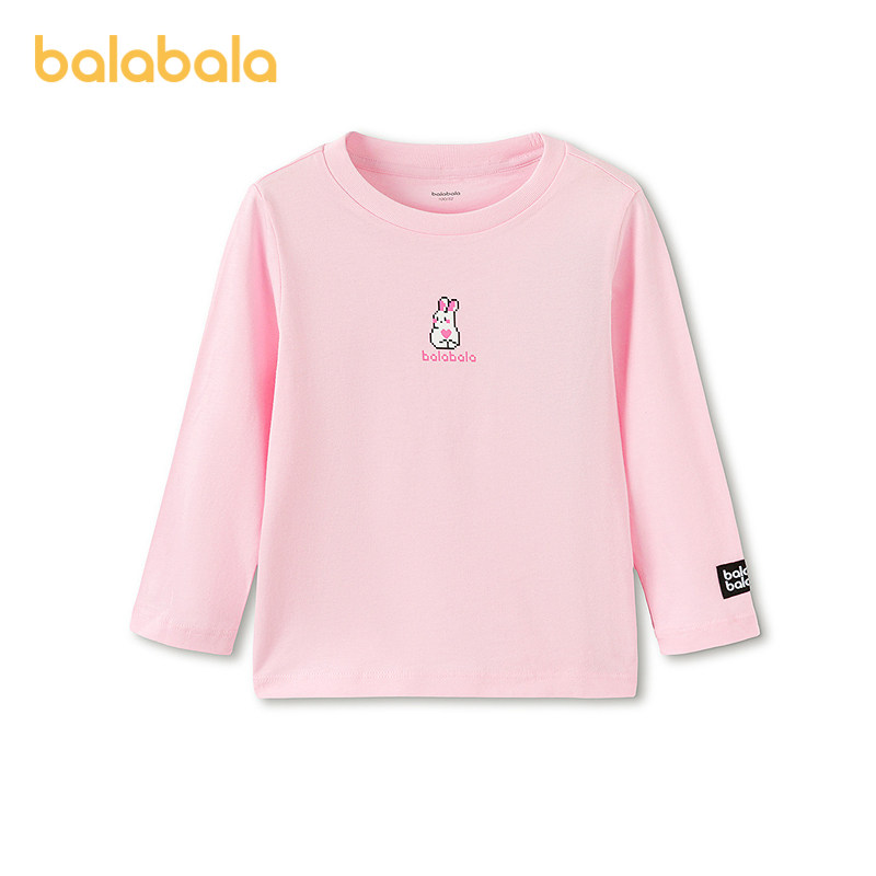 巴拉巴拉童装儿童长袖t恤男女童春卡通印花套头圆领上衣基础百搭,童装/婴儿装/亲子装,T恤,淘宝优惠券,粉丝福利购,淘宝优惠卷