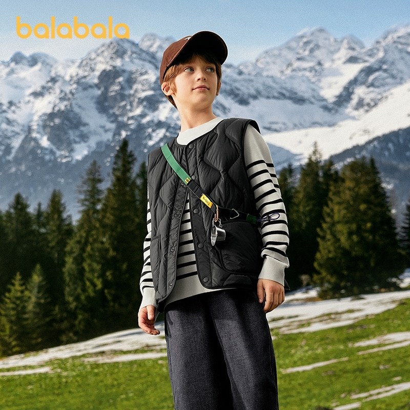 巴拉巴拉balaOne儿童马甲女童男童轻薄外套上衣新款童装2025冬装,童装/婴儿装/亲子装,羽绒马甲,淘宝优惠券,粉丝福利购,淘宝优惠卷