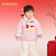 balaOne 2025新款 巴拉巴拉男童棉服新中式 春装 棉袄 外套女童装