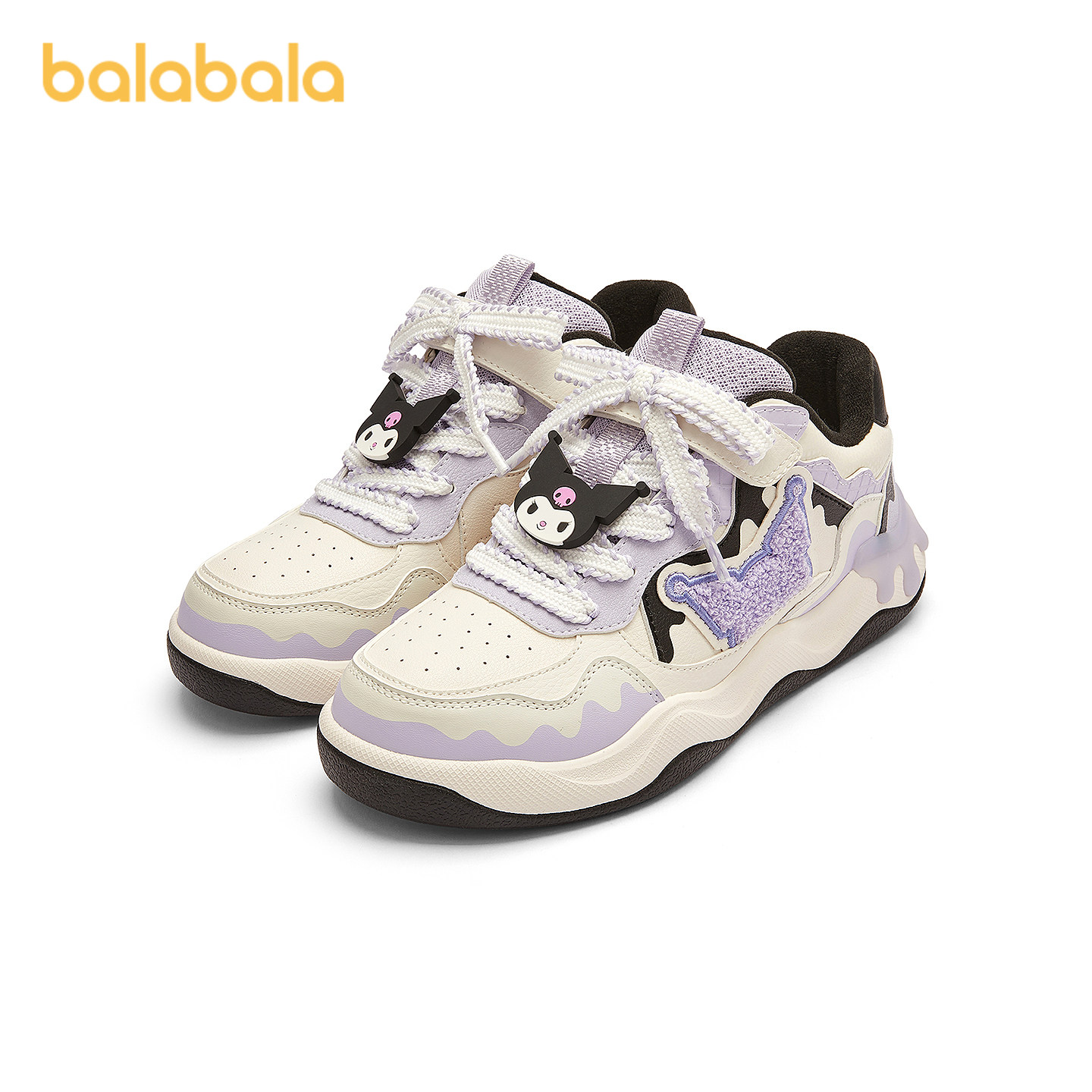 【三丽鸥IP商场同款】巴拉巴拉女童板鞋冬装2025新款鞋子轻便透气,童鞋/婴儿鞋/亲子鞋,板鞋,淘宝优惠券,粉丝福利购,淘宝优惠卷