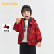巴拉巴拉balaOne儿童棉服女童男童外套新款 2025秋冬两件套厚 童装