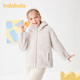 巴拉巴拉balaOne女童棉服儿童中大童外套新款 2025秋冬保暖甜 童装