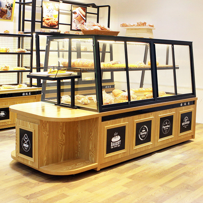 面包展示櫃鐵藝中島櫃面包店陳列櫃糕點邊櫃移門蛋糕展示櫃面包架在類目 商業/辦公傢俱, 餐飲/烘焙傢俱, 麪包展櫃中 - 來自Buy2taobao.com提供專業的淘寶代購服務