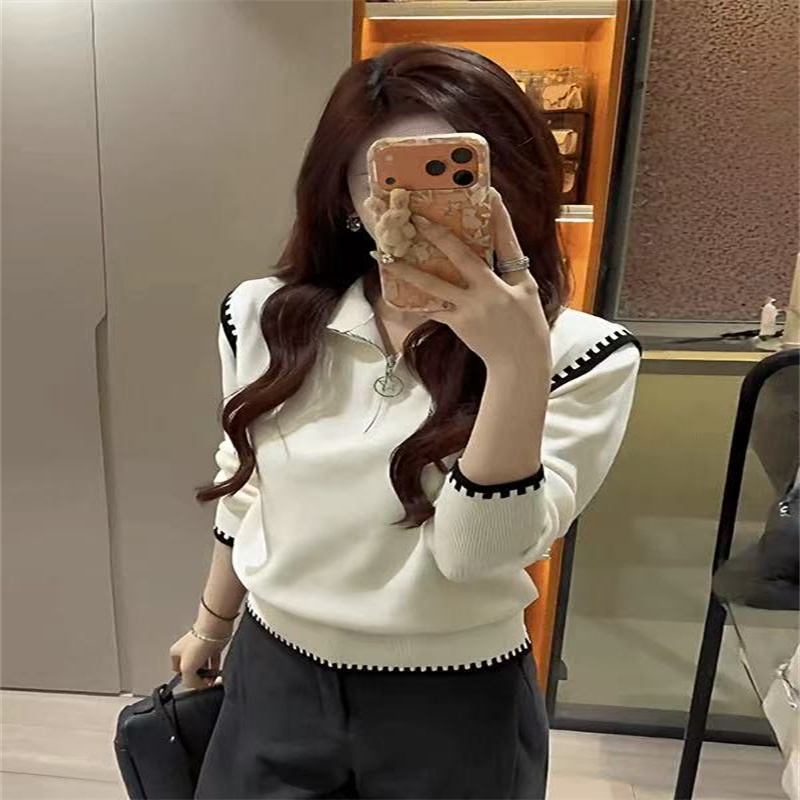 大码加厚针织毛衣外套女秋冬