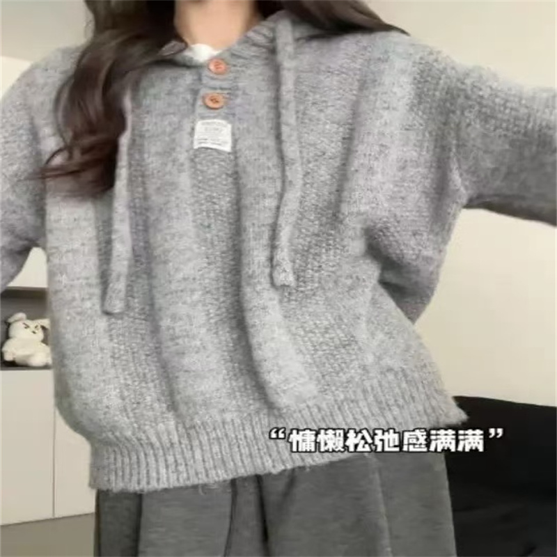 胖妹妹针织衫气质宽松上衣女