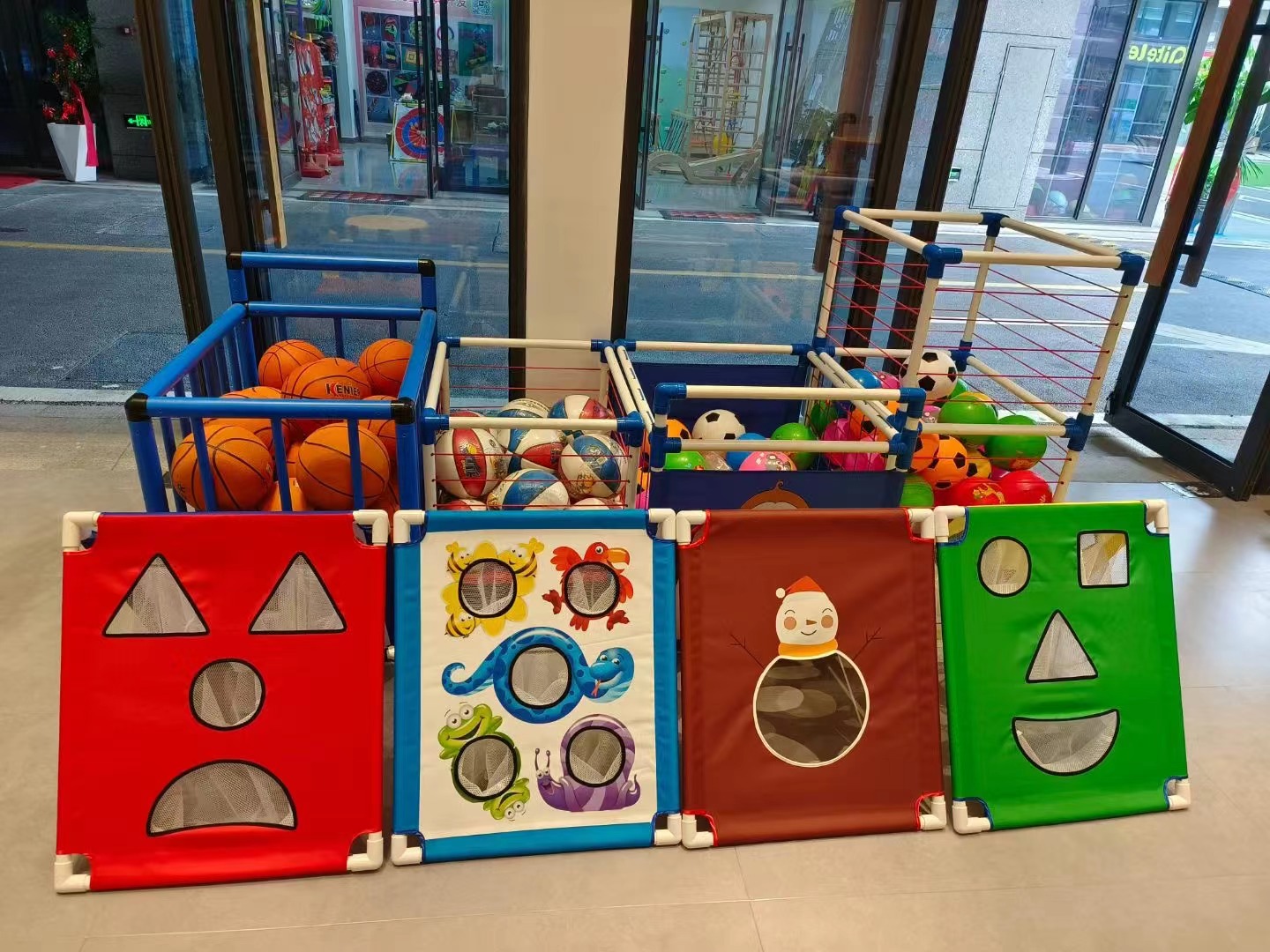 丢沙包投儿器小学生感统训练器械