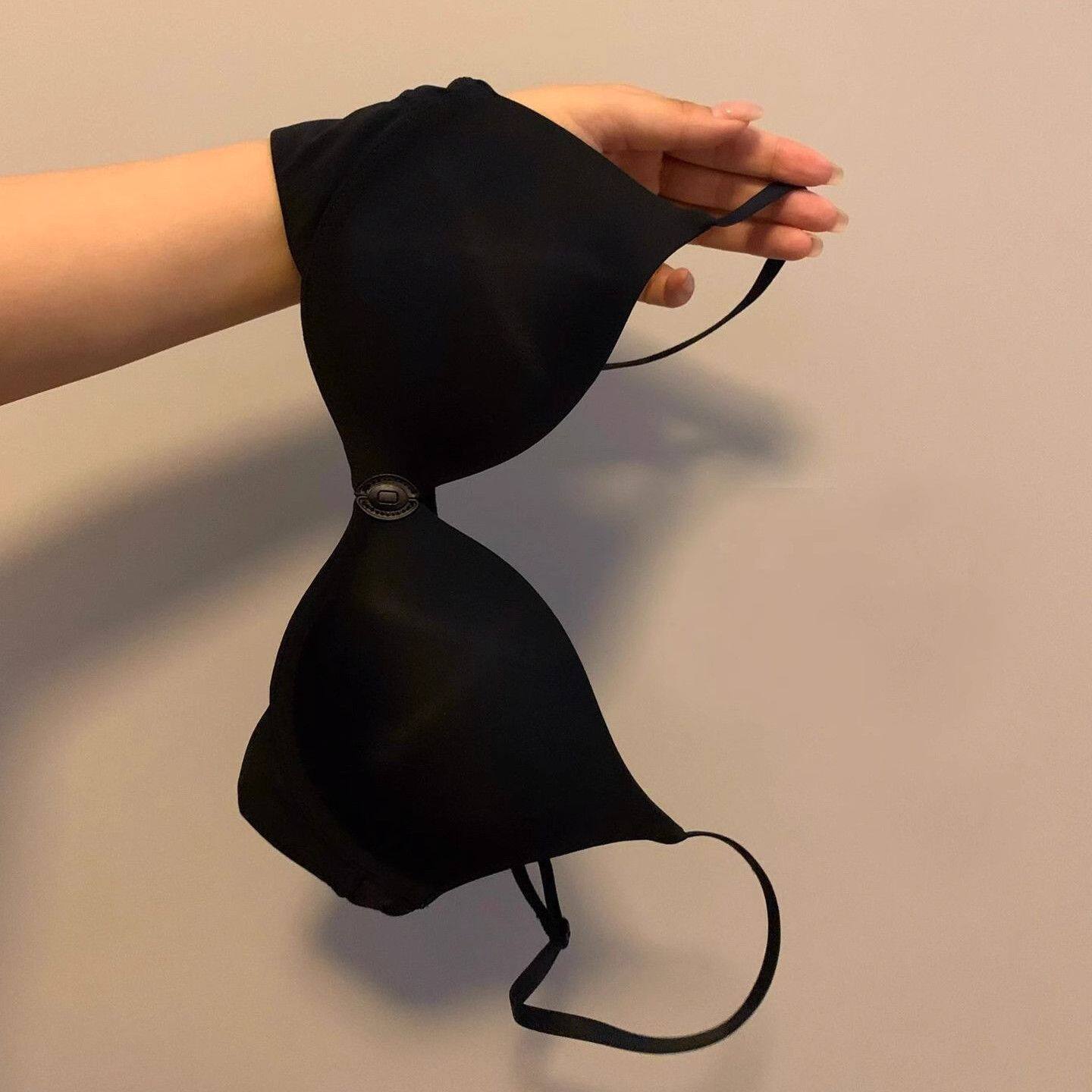 新款前扣式美背内衣女小胸聚拢显大无钢圈轻薄透气无痕裸感文胸罩