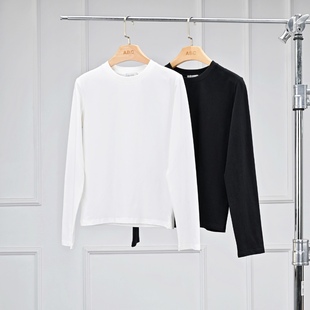 T恤女 质感磨毛圆领长袖 沃伦海龙 LST036秋冬亲肤内搭外穿基础款