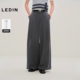 简约通勤带腰绳休闲裤 乐町宽松百搭休闲裤 C2GBF3306 商场同款