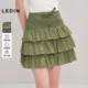两穿甜美半身裙C1GEF3123 新款 商场同款 乐町宽腰节蛋糕裙秋季